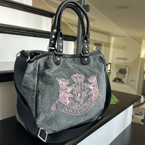 Juicy couture vintage Y2K tote, Crossbody handbag purse collectors - Picture 7 of 15